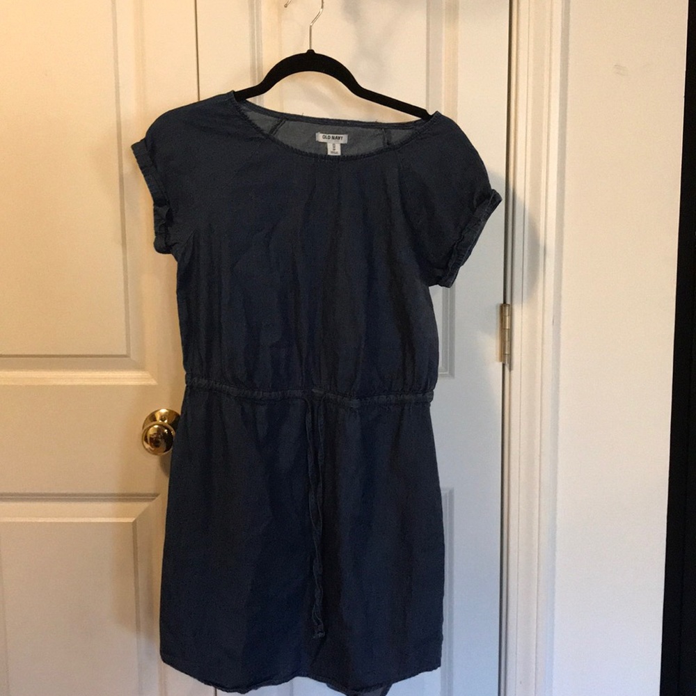 Old Navy Denim Drawstring  Dress